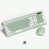Wireless Keyboard and Mouse Combo, Full-Sized Wireless Keyboard and Adjustable