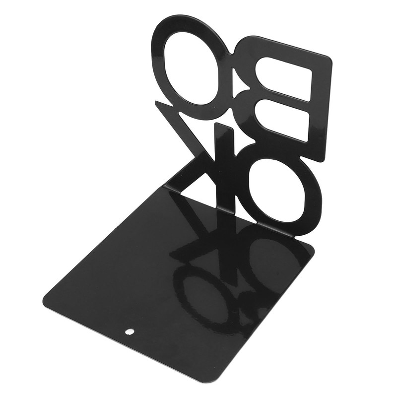 1 Pair Modern Bookend Non Slip Heavy Duty Decorative Book