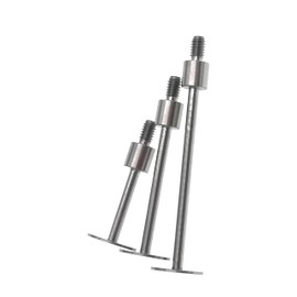 SUXING Flat Contact Points for Dial Indicator Depth 0.5mm Thickness 10 mm Diameter 4-48 UNF Thread (4-48UNF A Set)