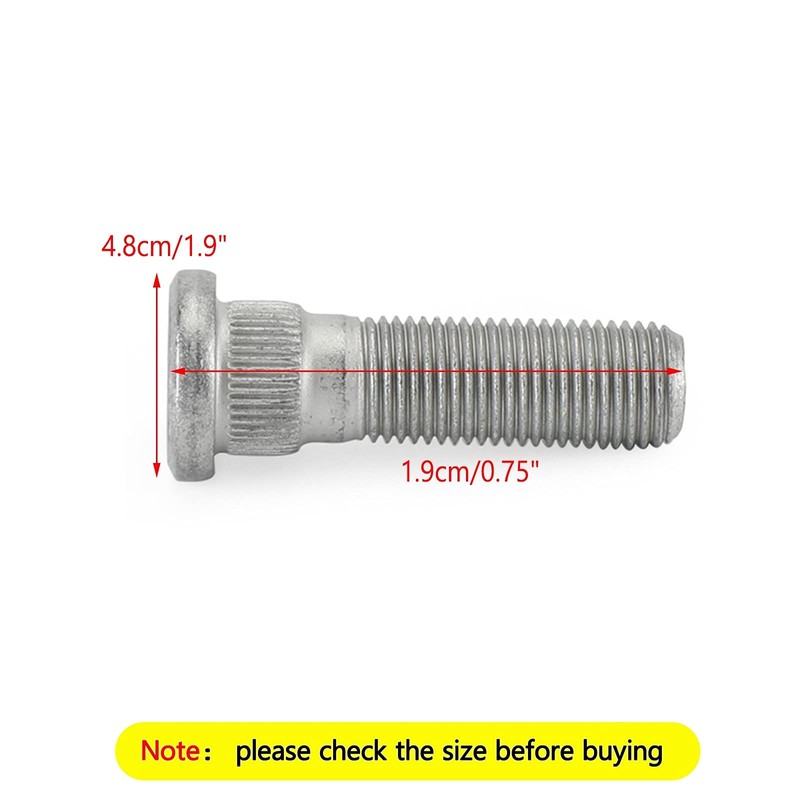 Artudatech 6pcs Front Wheel Stud Kit Fit For NIS-SAN Patrol