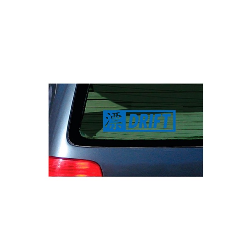 Drift Kanji Sticker - Vinyl Decal JDM Racing Blue