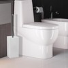 Bathroom Accessory-6Pcs White Bathroom Accessories Set Includes Soap Dispenser, Toothbrush