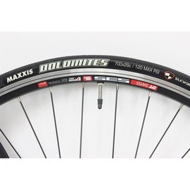 700c Road Bike Wheel Set for Rim Brakes DTS 535 Sora Hubs 130mm / 100mm Thru Axle 700 x 28c Dolomites Tires Tubes Package