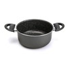 Alluflon Tradition Italy Casserole, Aluminium, black, 20 cm