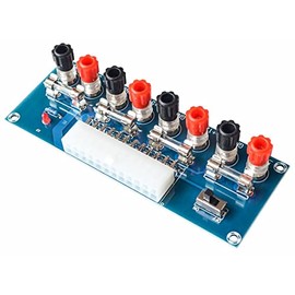 WWZMDiB XH-M229 24 Pin Benchtop Computer Power Board/Computer Chassis Power Supply Breakout Adapter ATX Transfer Board 3.3V 5V 12V