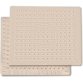 U UAIREMSIC 2 Pack Kitchen Sink Mat, 12" x 10" Dish Drying Mat for kitchen Counter, Eco-Friendly Grid Sink Protector, Durable Rubber Dish Draining Mat, U-SM1X