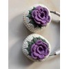 Hosootan AirPods Max Crochet Earphone Cover (E,Purple)