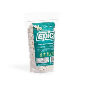 Epic 100% Xylitol-Sweetened Chewing Gum (Wintergreen, 500-Count Bulk Bag)