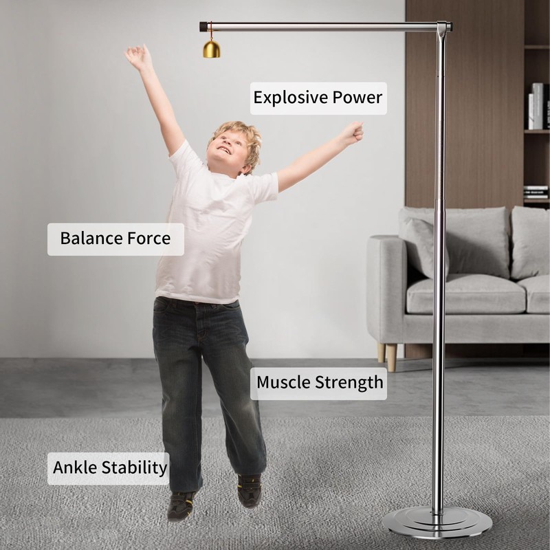 Vertical Jump Tester, Floor Standing Vertical Jump Measurement Tool, Vertical