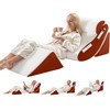 WSOFRLAC Orthopedic Bed Wedge Pillow Set 4PCS – Memory Foam