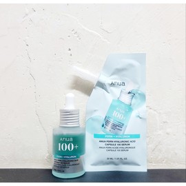 Anua PDRN Hyaluronic Acid Capsule 100 Serum 30ml + Refill 30ml / 아누아 피디알엔 히알루론산 캡슐 100 세럼 30ml+리필30ml