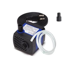 AQUANEAT Small Fountain Pump, 50 GPH Mini Submersible Water Pump with 3.3 ft Tubing, for Aquarium Fish Tank, Pet Water Fountain, Hydroponics, Pond Waterfall Filter Pump