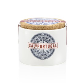 Flower Salt - Portugal Salt - Ceramic Jar 150 g - Derived from the Salins of Figueira da Foz - 100% Natural Salt - Gourmet Product from Portuguese Origin