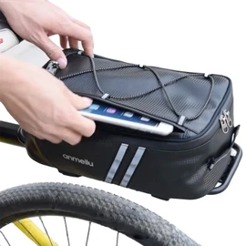 Bike Rack Bag Bike Bags for Bicycles Rear Rack Bike Trunk Bag Back Seat Carrier Saddle Luggage Storage Pack Bicycle Cargo Panniers Fat Tire Bike Folding Ebike Travel Cycling Waterproof Small