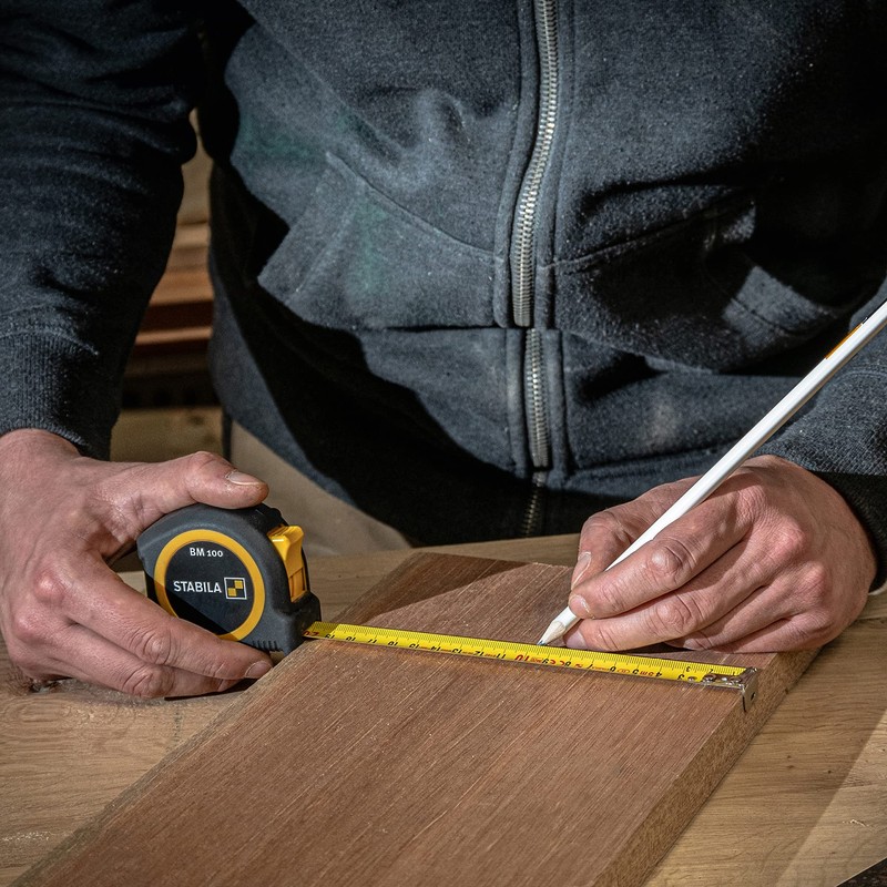 Stabila Pocket Tape Measure BM 100 5M Metric Scale Tape