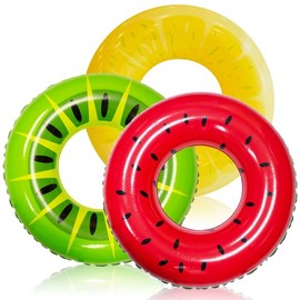 JOYIN 3 Piezas de carrozas inflables para Piscinas para niños Piscina para Adultos Piscina Anillo Piscina Piscina Grupo Fiesta carrozas Decoraciones  