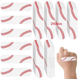 240 Vendajes Impermeables De Béisbol Para Natación, Vendajes Para Dedos Y Pies Para Heridas, Vendajes Adhesivos De Tela Flexible Para Equipos De Béisbol, Niños, Niñas Y Aficionados, Suministros