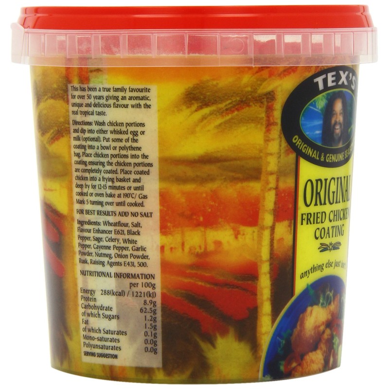 Tex's Original Fried Chicken Coating 700g (Pack of 6)