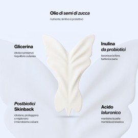 Rebeya Mia Libre Vulva Masks Pack of 3 - Soothing & Nourishing Intimate Masks with Collagen & Hyaluronic Acid - Gentle Moisturiser for Sensitive Skin, Made in Italy