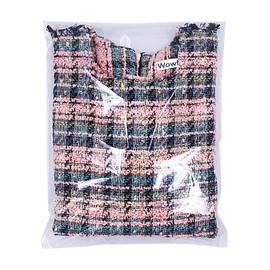 Wowfit 50 Count 12x16 inches Clear Cellophane Plastic Bags, Resealable Self-Sealing Cello Bags Great for Packaging Clothing, Shirts, Decorative Wrappers, Party Favors, Artwork and More