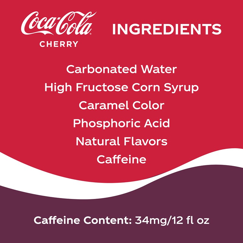 Coca-Cola Fridge Pack Bundle, Cherry, 12 Fluid Ounce