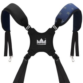 Adjustable Rotate Buckle Waterproof Star Black Blue Golf Bag Backpack Straps Replacement (Star Rotate Buckle)