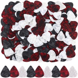 Yeshone 600 Pcs Guitar Picks Bulk Celluloid Picks Plectrums for Electric Acoustic Guitar Thin Medium Heavy Plectrums(3 Colors,0.46, 0.71, 0.96 mm)
