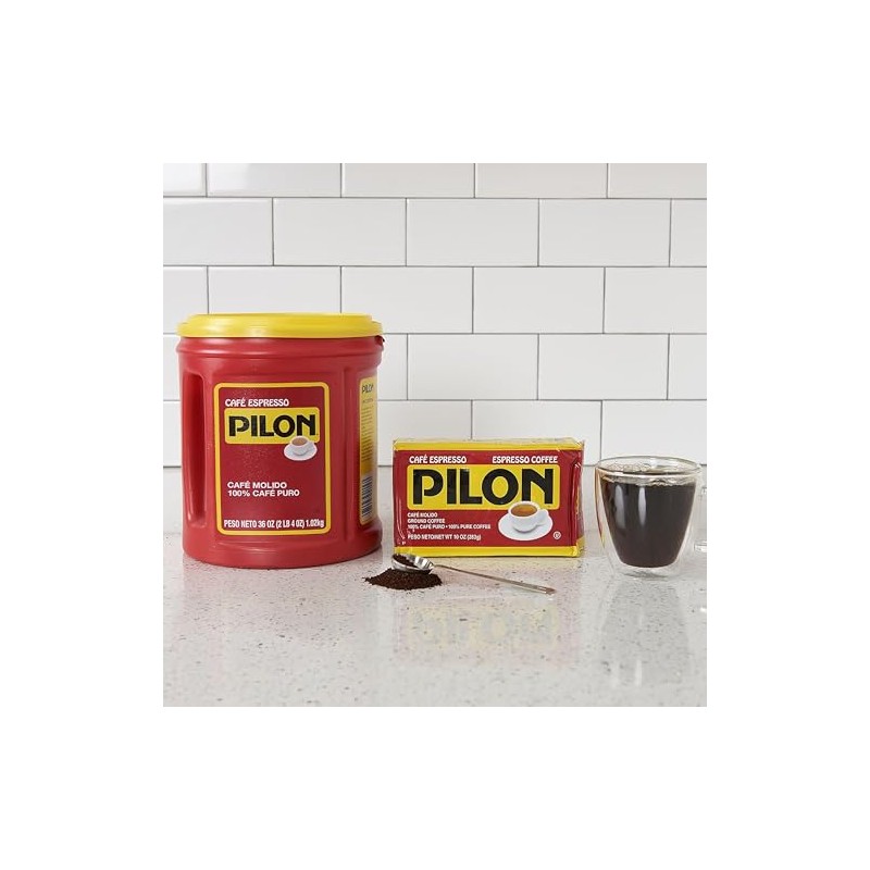 Pilon Espresso Arabica Coffee 10 Ounce (Pack of 4)