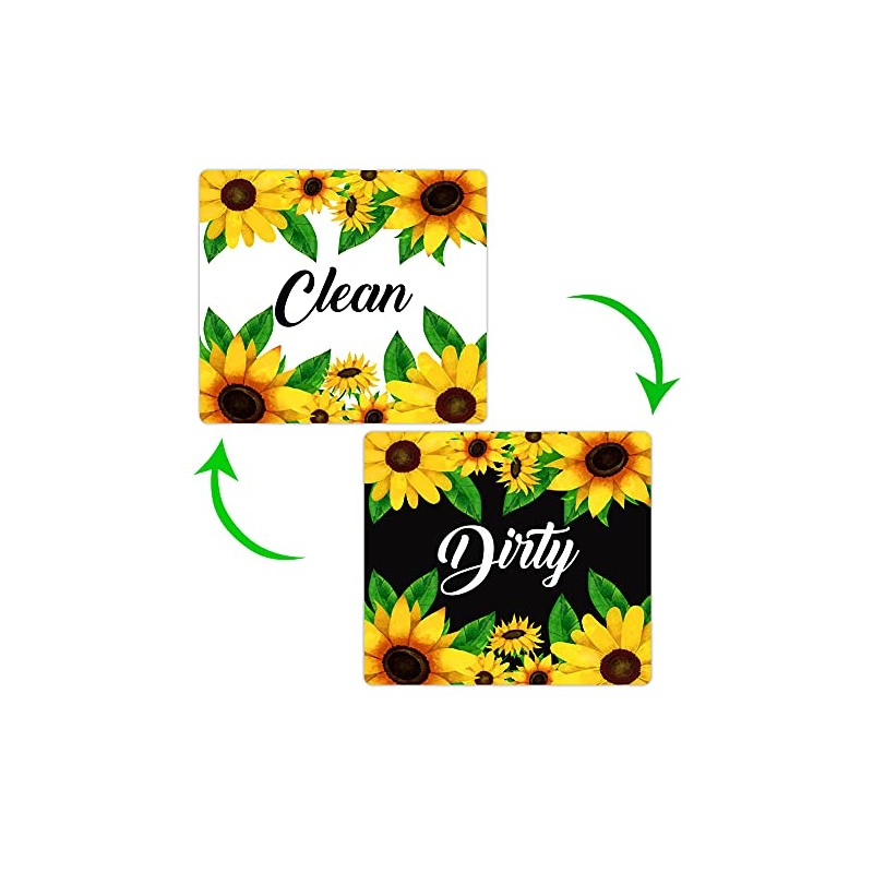 Dishwasher Magnet,Clean Dirty Sign Indicator- Double Sided Magnet with Bonus