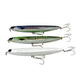 momolures - Salty Skimmer 110mm 14g bass lures topwater pencil bait sea fishing (3pcs Assort #03)