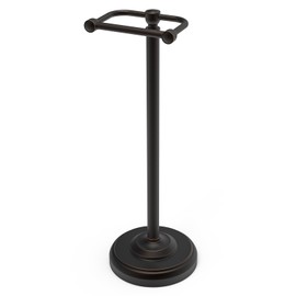 Toilet Paper Holder Stand, Freestanding Toilet Paper Holder,Farmhouse Post Pivoting Toilet Paper Stand with Stable Weighted Base,Stainless Steel Tissue Roll Holder Stand for Bathroom,Oil Rubbed Bronze