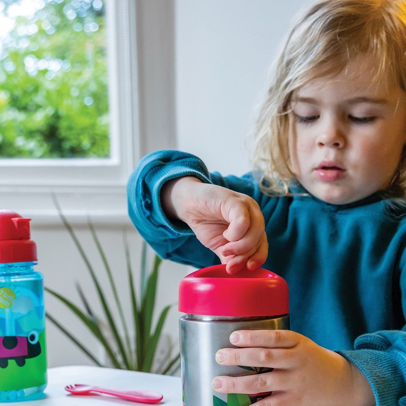 TUM TUM Kids Food Flask with Magnetic Spork & Easy