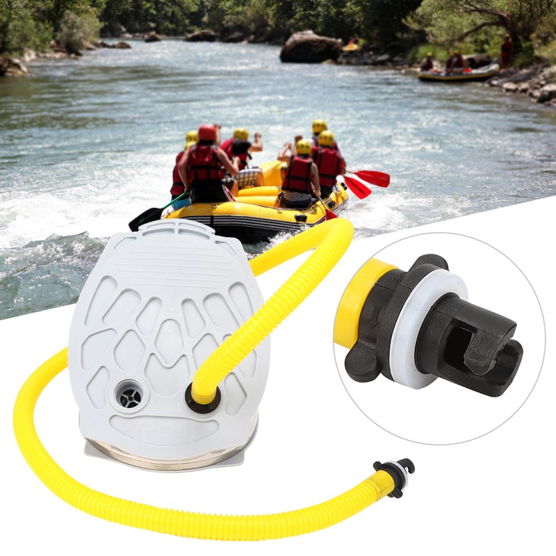 Portable Foot Air Pump Compact Plastic for Fishing Inflatable Boat