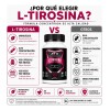Tirosina A4h 100 Cápsulas De 500 Mg L-tyrosine Sabor Sin