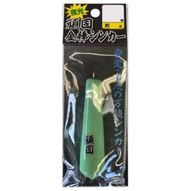 Ishinada Stubborn Metal Rod Sinker Luminous Green GAN 10/50