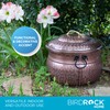 BIRDROCK HOME Water Hose Holder with Lid | Ground Garden