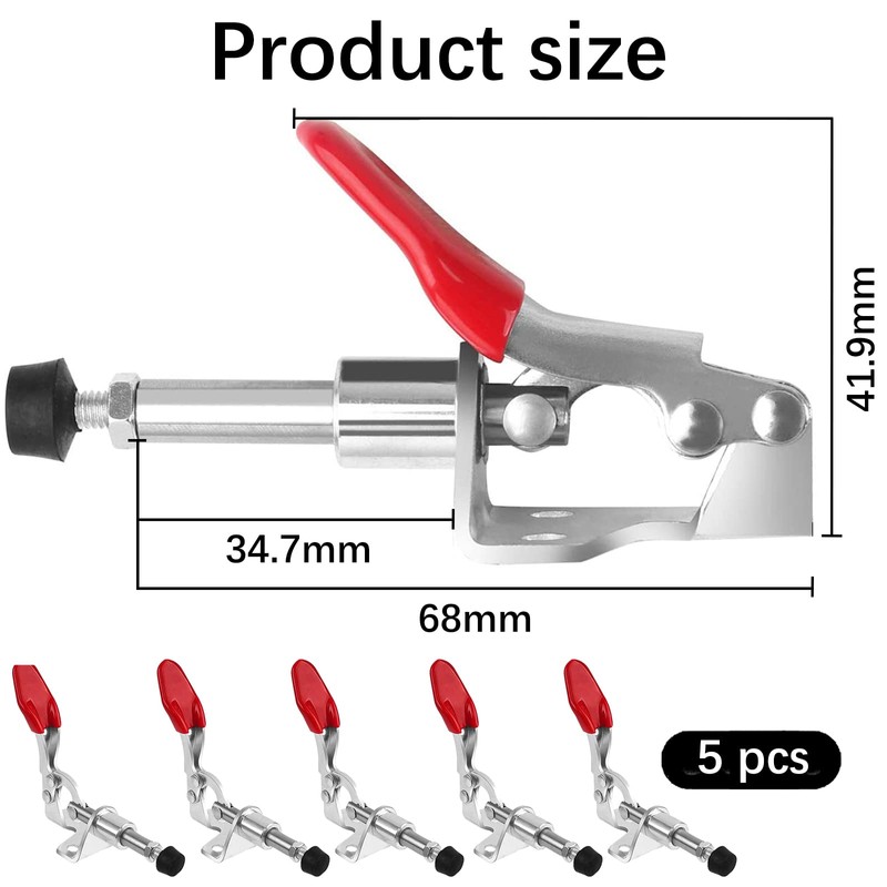 DMZK Push Pull Toggle Clamp, Hold Down Clamp for Woodworking,