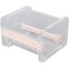 1Pc Clear Visible Washi Packaging Tape Dispenser,Office Tape Holder,Tape Holder