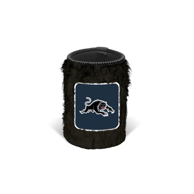 Penrith Panthers NRL Rugby League Fluffy Can Cooler Stubby Holder
