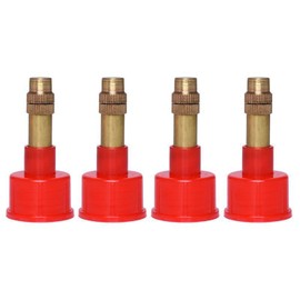 NentMent 4 Pack Garden Bottle Sprayer Nozzle Replacement Caps 0.79'' 20mm Thread Head Brass Ajustable Nozzles for 50oz 27oz 0.8-1.5L Water Pump Bottle Watering Spraying Hand-Held Pressure Mister