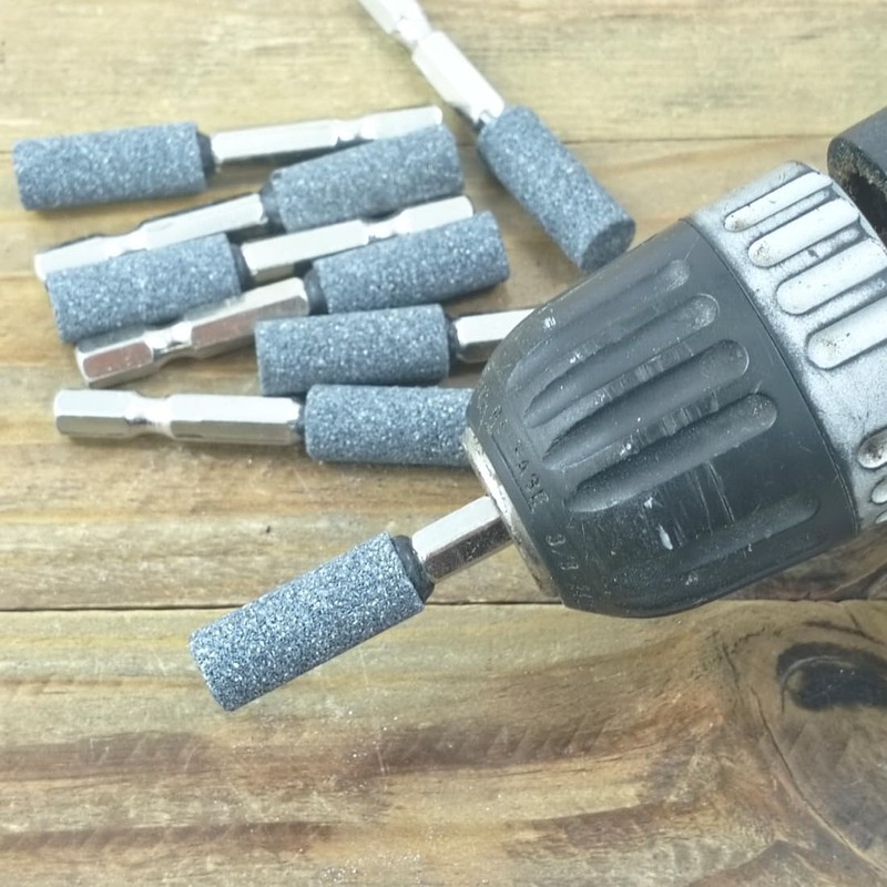 Luo ke 8 Pcs 10mm Cylinder Shape Grinding Stones -