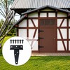 T-Shaped Strap Hinges for Doors & Gates – Galvanized Metal
