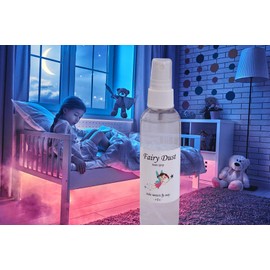 Fairy Dust Room Spray, Bedtime Spray, Monster Spray, Kids Spray, Organic Rose and Lavender, 4 fl oz, Sleep Spray