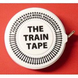 N & HO Scale Double-Sided Measuring tape -- The Train Tape --