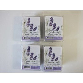 AmbiEscents Scented Wax Melts - Lot of 4 - Linens & Lavender