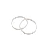 soarhighus 2Pcs Sausage Stuffer Maker Spare Pluger Gasket Silicone Ring