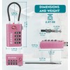 ANVIL 4 Digit Luggage Locks, TSA Locks for Luggage, Advanced