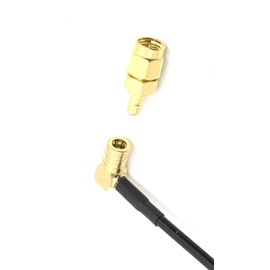Dolphin Automotive Male SMB to Female SMA DAB Radio Aerial Antenna Adapter Car Home Stereo Connector