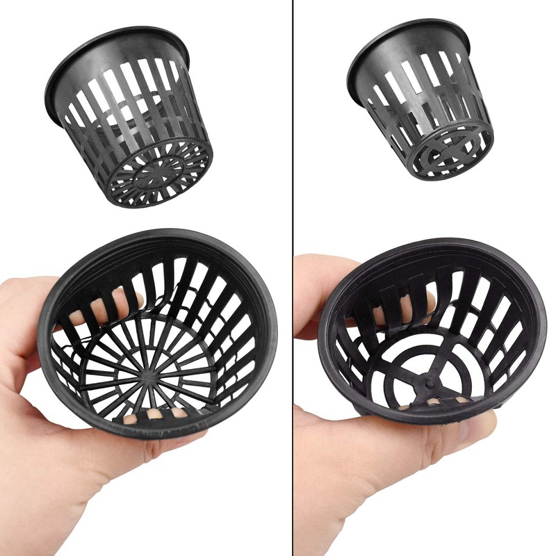Awpeye 40 Pack 3" 2" Net Cup Pots, Plastic Lightweight