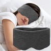 CE-01 Cotton sleep mask, good sleep, large blackout blindfold eye mask 00BK-Black